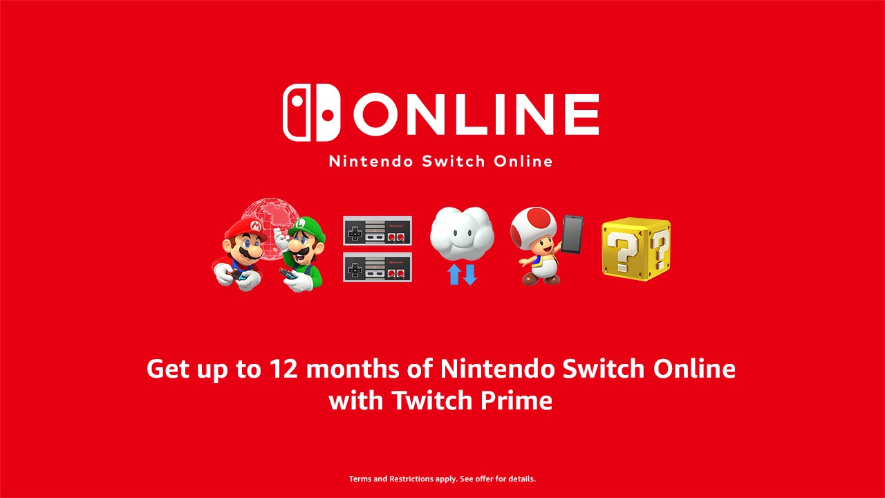 Amazon Prime Twitch Nintendo Online Free Console Twitch Nintendo
