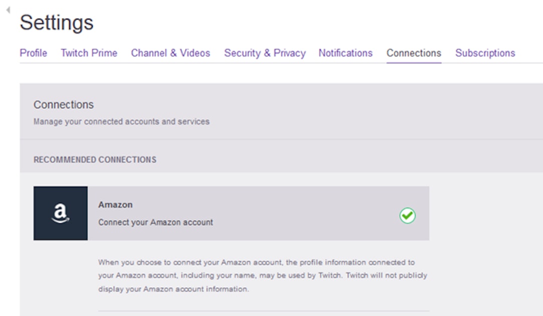 Link Amazon Link Prime Account To Twitch How Do U Sub With Twitch