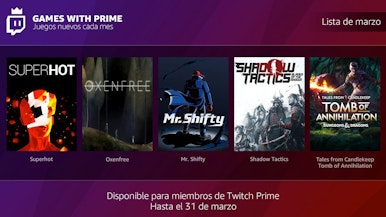 Suscripcion de prime no disponible twitch shop
